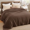 image:imageBedsure GentleSoft 100 Cotton Large Throw Blanket for Couch 50x70 inches  Breathable and Lightweight Soft Cozy Herringbone Woven Cotton Throw for Summer Spring Light Brown Office Chair Blanket10  Brown