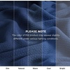 image:imageBedsure GentleSoft 100 Cotton Large Throw Blanket for Couch 50x70 inches  Breathable and Lightweight Soft Cozy Herringbone Woven Cotton Throw for Summer Spring Light Brown Office Chair Blanket07  Navy Blue