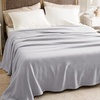 image:imageBedsure GentleSoft 100 Cotton Large Throw Blanket for Couch 50x70 inches  Breathable and Lightweight Soft Cozy Herringbone Woven Cotton Throw for Summer Spring Light Brown Office Chair Blanket04  Cool Grey