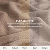 image:imageBedsure GentleSoft 100 Cotton Large Throw Blanket for Couch 50x70 inches  Breathable and Lightweight Soft Cozy Herringbone Woven Cotton Throw for Summer Spring Light Brown Office Chair Blanket01  Coffee Brown