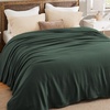 image:imageBedsure GentleSoft 100 Cotton Large Throw Blanket for Couch 50x70 inches  Breathable and Lightweight Soft Cozy Herringbone Woven Cotton Throw for Summer Spring Light Brown Office Chair Blanket03  Dark Green