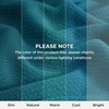 image:imageBedsure GentleSoft 100 Cotton Large Throw Blanket for Couch 50x70 inches  Breathable and Lightweight Soft Cozy Herringbone Woven Cotton Throw for Summer Spring Light Brown Office Chair Blanket08  Teal