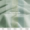 image:imageBedsure GentleSoft 100 Cotton Large Throw Blanket for Couch 50x70 inches  Breathable and Lightweight Soft Cozy Herringbone Woven Cotton Throw for Summer Spring Light Brown Office Chair Blanket03  Sage Green