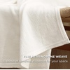 image:imageBedsure GentleSoft 100 Cotton Large Throw Blanket for Couch 50x70 inches  Breathable and Lightweight Soft Cozy Herringbone Woven Cotton Throw for Summer Spring Light Brown Office Chair Blanket02  Cream