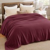 image:imageBedsure GentleSoft 100 Cotton Large Throw Blanket for Couch 50x70 inches  Breathable and Lightweight Soft Cozy Herringbone Woven Cotton Throw for Summer Spring Light Brown Office Chair Blanket11  Red