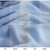 image:imageBedsure GentleSoft 100 Cotton Large Throw Blanket for Couch 50x70 inches  Breathable and Lightweight Soft Cozy Herringbone Woven Cotton Throw for Summer Spring Light Brown Office Chair Blanket07  Ashley Blue