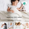 image:imageBedsure GentleSoft 100 Cotton Large Throw Blanket for Couch 50x70 inches  Breathable and Lightweight Soft Cozy Herringbone Woven Cotton Throw for Summer Spring Light Brown Office Chair Blanket02  Cream