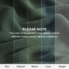 image:imageBedsure GentleSoft 100 Cotton Large Throw Blanket for Couch 50x70 inches  Breathable and Lightweight Soft Cozy Herringbone Woven Cotton Throw for Summer Spring Light Brown Office Chair Blanket03  Dark Green