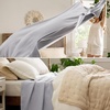 image:imageBedsure GentleSoft 100 Cotton Large Throw Blanket for Couch 50x70 inches  Breathable and Lightweight Soft Cozy Herringbone Woven Cotton Throw for Summer Spring Light Brown Office Chair Blanket04  Cool Grey