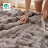 image:imageBedsure GentleSoft Bubble Faux Fur King Size Blanket for Bed Fluffy Fuzzy King Blanket for Winter Soft Cozy Faux Fur Bedding Thick Warm Plush Decor for Bedroom Tiedye Taupe 104x90Tiedye Brown