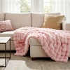image:imageBedsure GentleSoft Bubble Faux Fur King Size Blanket for Bed Fluffy Fuzzy King Blanket for Winter Soft Cozy Faux Fur Bedding Thick Warm Plush Decor for Bedroom Tiedye Taupe 104x90Tiedye Pink