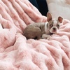 image:imageBedsure GentleSoft Bubble Faux Fur King Size Blanket for Bed Fluffy Fuzzy King Blanket for Winter Soft Cozy Faux Fur Bedding Thick Warm Plush Decor for Bedroom Tiedye Taupe 104x90Tiedye Pink