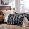 image:imageBedsure GentleSoft Bubble Faux Fur King Size Blanket for Bed Fluffy Fuzzy King Blanket for Winter Soft Cozy Faux Fur Bedding Thick Warm Plush Decor for Bedroom Tiedye Taupe 104x90Tiedye Grey
