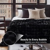 image:imageBedsure GentleSoft Bubble Faux Fur King Size Blanket for Bed Fluffy Fuzzy King Blanket for Winter Soft Cozy Faux Fur Bedding Thick Warm Plush Decor for Bedroom Tiedye Taupe 104x90Black