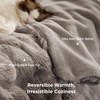 image:imageBedsure GentleSoft Bubble Faux Fur King Size Blanket for Bed Fluffy Fuzzy King Blanket for Winter Soft Cozy Faux Fur Bedding Thick Warm Plush Decor for Bedroom Tiedye Taupe 104x90Tiedye Brown