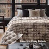 image:imageBedsure GentleSoft Bubble Faux Fur King Size Blanket for Bed Fluffy Fuzzy King Blanket for Winter Soft Cozy Faux Fur Bedding Thick Warm Plush Decor for Bedroom Tiedye Taupe 104x90Tiedye Brown