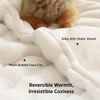 image:imageBedsure GentleSoft Bubble Faux Fur King Size Blanket for Bed Fluffy Fuzzy King Blanket for Winter Soft Cozy Faux Fur Bedding Thick Warm Plush Decor for Bedroom Tiedye Taupe 104x90Cream