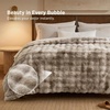 image:imageBedsure GentleSoft Bubble Faux Fur King Size Blanket for Bed Fluffy Fuzzy King Blanket for Winter Soft Cozy Faux Fur Bedding Thick Warm Plush Decor for Bedroom Tiedye Taupe 104x90Tiedye Taupe