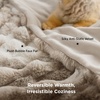 image:imageBedsure GentleSoft Bubble Faux Fur King Size Blanket for Bed Fluffy Fuzzy King Blanket for Winter Soft Cozy Faux Fur Bedding Thick Warm Plush Decor for Bedroom Tiedye Taupe 104x90Tiedye Taupe