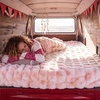 image:imageBedsure GentleSoft Bubble Faux Fur King Size Blanket for Bed Fluffy Fuzzy King Blanket for Winter Soft Cozy Faux Fur Bedding Thick Warm Plush Decor for Bedroom Tiedye Taupe 104x90Tiedye Pink
