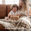 image:imageBedsure GentleSoft Bubble Faux Fur King Size Blanket for Bed Fluffy Fuzzy King Blanket for Winter Soft Cozy Faux Fur Bedding Thick Warm Plush Decor for Bedroom Tiedye Taupe 104x90Tiedye Taupe