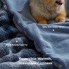 image:imageBedsure GentleSoft Bubble Faux Fur King Size Blanket for Bed Fluffy Fuzzy King Blanket for Winter Soft Cozy Faux Fur Bedding Thick Warm Plush Decor for Bedroom Tiedye Taupe 104x90Tiedye Blue
