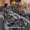 image:imageBedsure GentleSoft Bubble Faux Fur King Size Blanket for Bed Fluffy Fuzzy King Blanket for Winter Soft Cozy Faux Fur Bedding Thick Warm Plush Decor for Bedroom Tiedye Taupe 104x90Tiedye Grey