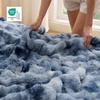 image:imageBedsure GentleSoft Bubble Faux Fur King Size Blanket for Bed Fluffy Fuzzy King Blanket for Winter Soft Cozy Faux Fur Bedding Thick Warm Plush Decor for Bedroom Tiedye Taupe 104x90Tiedye Blue