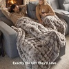 image:imageBedsure GentleSoft Bubble Faux Fur King Size Blanket for Bed Fluffy Fuzzy King Blanket for Winter Soft Cozy Faux Fur Bedding Thick Warm Plush Decor for Bedroom Tiedye Taupe 104x90Tiedye Brown