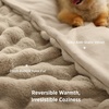 image:imageBedsure GentleSoft Bubble Faux Fur King Size Blanket for Bed Fluffy Fuzzy King Blanket for Winter Soft Cozy Faux Fur Bedding Thick Warm Plush Decor for Bedroom Tiedye Taupe 104x90Beige