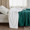 image:imageBedsure GentleSoft Sherpa Fleece Throw Blanket for Couch NonHeated Thick and Warm Throw for Women and Men Soft Fuzzy Plush Blanket for Fall Burnt Orange 50x60 Inches04  Forest Green