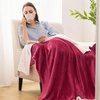 image:imageBedsure GentleSoft Sherpa Fleece Throw Blanket for Couch NonHeated Thick and Warm Throw for Women and Men Soft Fuzzy Plush Blanket for Fall Burnt Orange 50x60 Inches07  Red