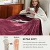 image:imageBedsure GentleSoft Sherpa Fleece Throw Blanket for Couch NonHeated Thick and Warm Throw for Women and Men Soft Fuzzy Plush Blanket for Fall Burnt Orange 50x60 Inches07  Red