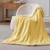 image:imageBedsure GentleSoft Sherpa Fleece Throw Blanket for Couch NonHeated Thick and Warm Throw for Women and Men Soft Fuzzy Plush Blanket for Fall Burnt Orange 50x60 Inches09  Yellow