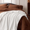 image:imageBedsure GentleSoft Sherpa Fleece Throw Blanket for Couch NonHeated Thick and Warm Throw for Women and Men Soft Fuzzy Plush Blanket for Fall Burnt Orange 50x60 Inches06  Bright White