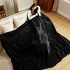 image:imageBedsure GentleSoft Sherpa Fleece Throw Blanket for Couch NonHeated Thick and Warm Throw for Women and Men Soft Fuzzy Plush Blanket for Fall Burnt Orange 50x60 Inches02  Black