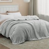 image:imageBedsure GentleSoft Sherpa Fleece Throw Blanket for Couch NonHeated Thick and Warm Throw for Women and Men Soft Fuzzy Plush Blanket for Fall Burnt Orange 50x60 Inches02  Light Grey