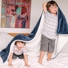 image:imageBedsure GentleSoft Sherpa Fleece Throw Blanket for Couch NonHeated Thick and Warm Throw for Women and Men Soft Fuzzy Plush Blanket for Fall Burnt Orange 50x60 Inches03  Slate Blue