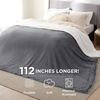 image:imageBedsure GentleSoft Sherpa Fleece Throw Blanket for Couch NonHeated Thick and Warm Throw for Women and Men Soft Fuzzy Plush Blanket for Fall Burnt Orange 50x60 Inches01  Grey