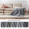 image:imageBedsure GentleSoft Sherpa Fleece Throw Blanket for Couch NonHeated Thick and Warm Throw for Women and Men Soft Fuzzy Plush Blanket for Fall Burnt Orange 50x60 Inches01  Grey