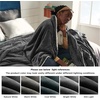 image:imageBedsure GentleSoft Sherpa Fleece Throw Blanket for Couch NonHeated Thick and Warm Throw for Women and Men Soft Fuzzy Plush Blanket for Fall Burnt Orange 50x60 Inches02  Charcoal