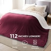 image:imageBedsure GentleSoft Sherpa Fleece Throw Blanket for Couch NonHeated Thick and Warm Throw for Women and Men Soft Fuzzy Plush Blanket for Fall Burnt Orange 50x60 Inches07  Red