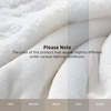 image:imageBedsure GentleSoft Sherpa Fleece Throw Blanket for Couch NonHeated Thick and Warm Throw for Women and Men Soft Fuzzy Plush Blanket for Fall Burnt Orange 50x60 Inches06  Bright White