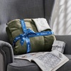 image:imageBedsure GentleSoft Sherpa Fleece Throw Blanket for Couch NonHeated Thick and Warm Throw for Women and Men Soft Fuzzy Plush Blanket for Fall Burnt Orange 50x60 Inches04  Olive Green