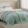 image:imageBedsure GentleSoft Sherpa Fleece Throw Blanket for Couch NonHeated Thick and Warm Throw for Women and Men Soft Fuzzy Plush Blanket for Fall Burnt Orange 50x60 Inches04  Sage Green