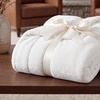 image:imageBedsure GentleSoft Sherpa Fleece Throw Blanket for Couch NonHeated Thick and Warm Throw for Women and Men Soft Fuzzy Plush Blanket for Fall Burnt Orange 50x60 Inches06  Bright White