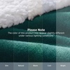 image:imageBedsure GentleSoft Sherpa Fleece Throw Blanket for Couch NonHeated Thick and Warm Throw for Women and Men Soft Fuzzy Plush Blanket for Fall Burnt Orange 50x60 Inches04  Forest Green