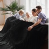 image:imageBedsure GentleSoft Sherpa Fleece Throw Blanket for Couch NonHeated Thick and Warm Throw for Women and Men Soft Fuzzy Plush Blanket for Fall Burnt Orange 50x60 Inches02  Black