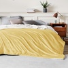 image:imageBedsure GentleSoft Sherpa Fleece Throw Blanket for Couch NonHeated Thick and Warm Throw for Women and Men Soft Fuzzy Plush Blanket for Fall Burnt Orange 50x60 Inches09  Yellow