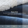 image:imageBedsure GentleSoft Sherpa Fleece Throw Blanket for Couch NonHeated Thick and Warm Throw for Women and Men Soft Fuzzy Plush Blanket for Fall Burnt Orange 50x60 Inches03  Slate Blue